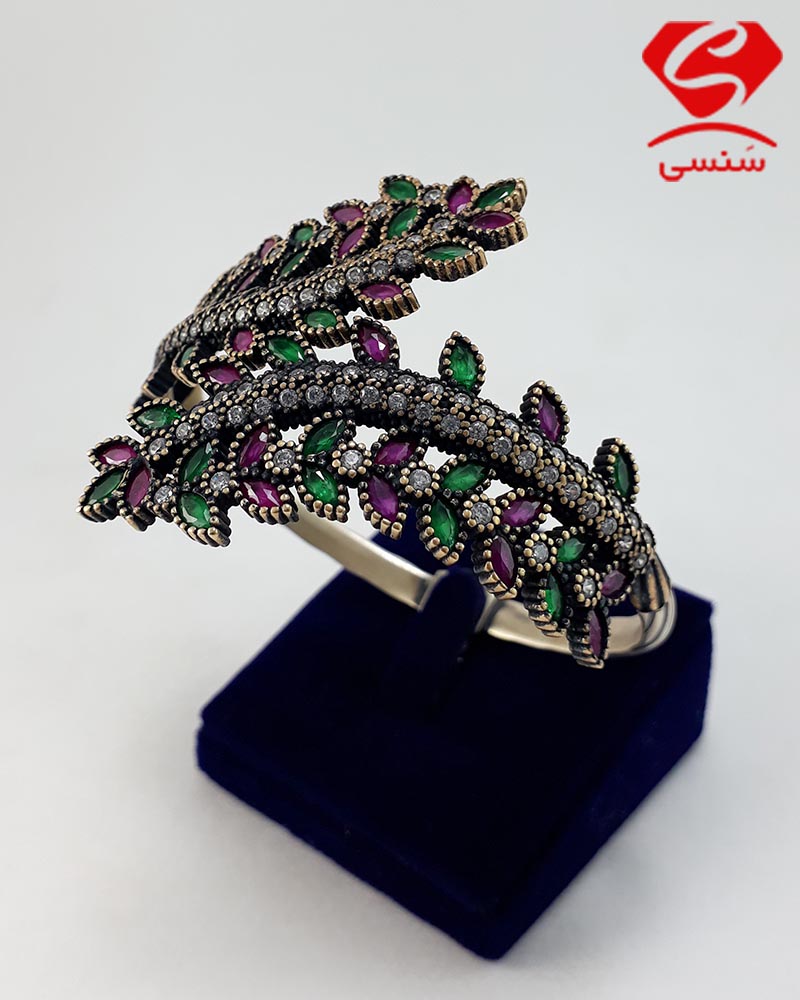 دستبند زنانه عثمانی نقره