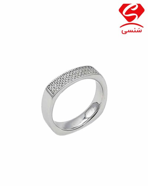 انگشتر شیک نقره زنانه کد 0163
