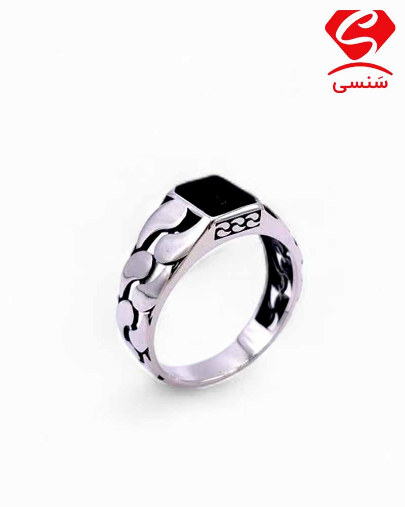 انگشتر نقره مردانه کد 087