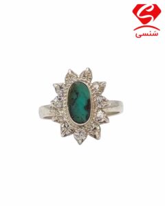 انگشتر نقره زنانه فیروزه نیشابوری