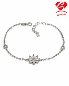 دستبند نقره ظریف دخترانه کد82