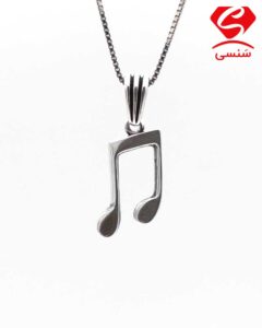 گردنبند نقره نت موسیقی