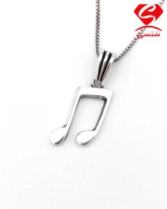 گردنبند نقره نت موسیقی