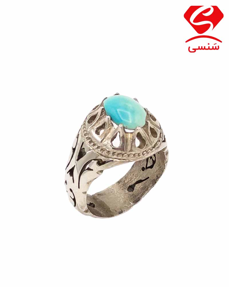 انگشتر نقره فیروزه کد155