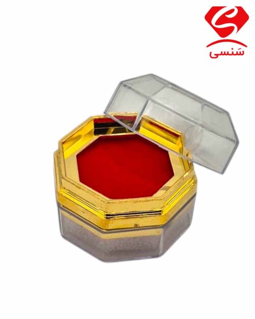 جعبه انگشتر کریستالی 8 ضلعی